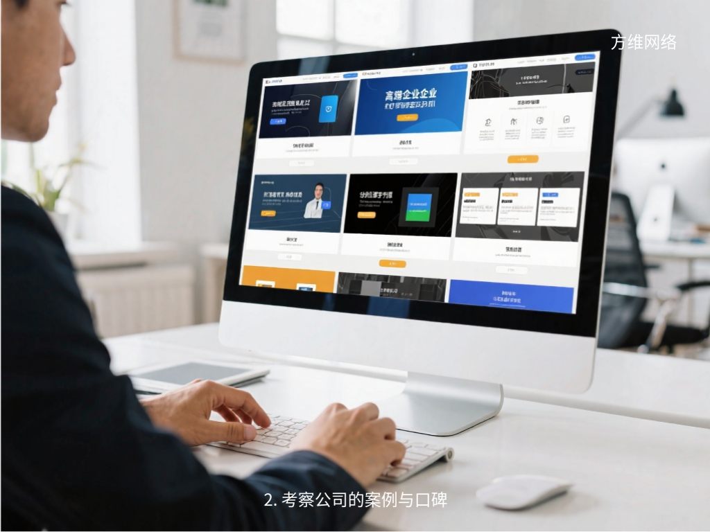2. 考察公司的案例与口碑