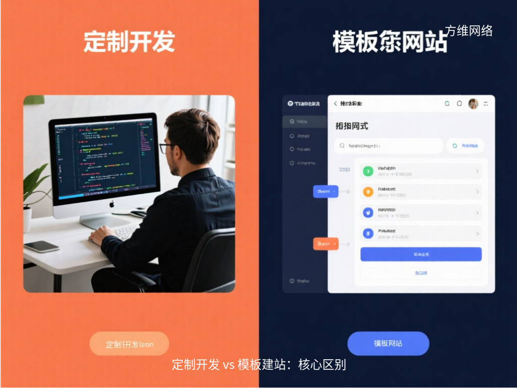 定制开发 vs 模板建站：核心区别
