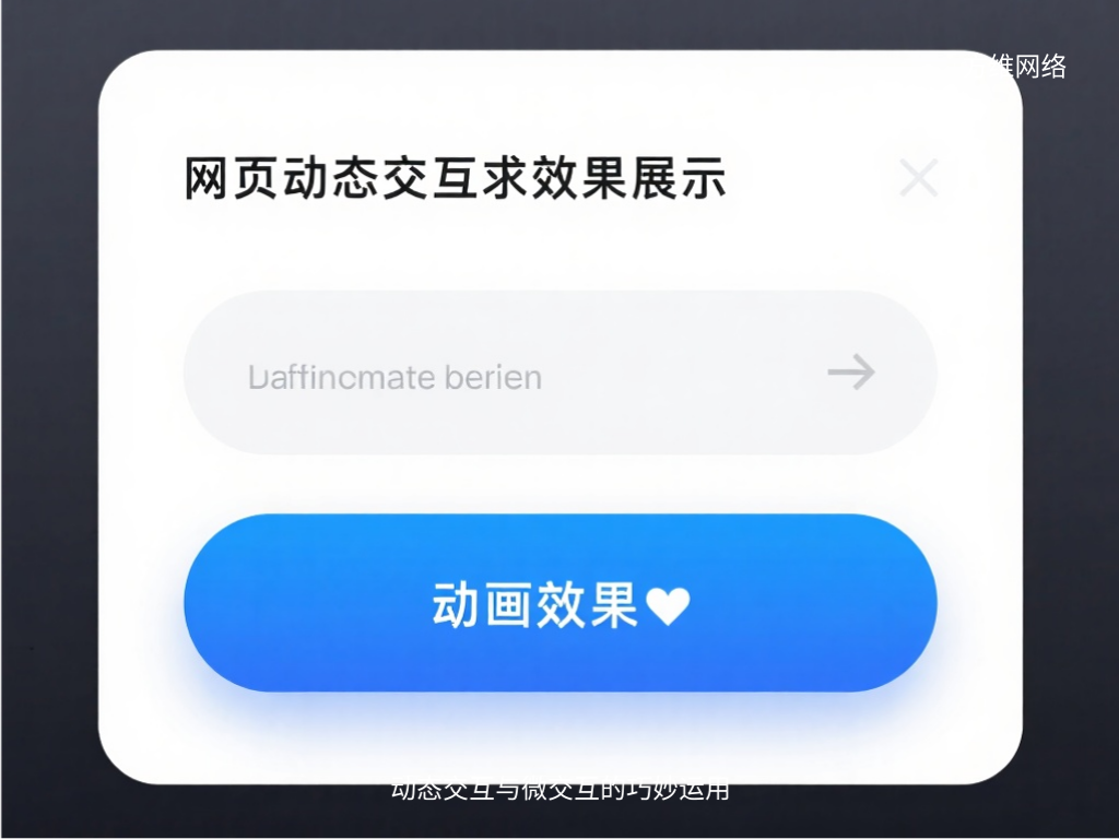 动态交互与微交互的巧妙运用