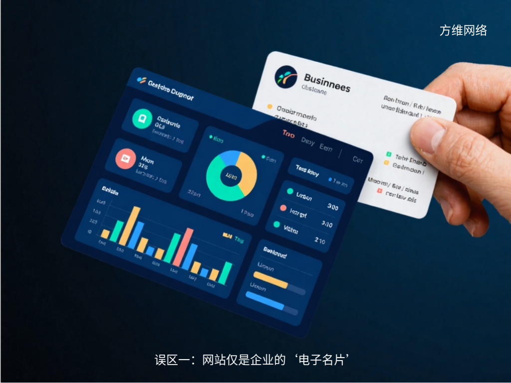 误区一:网站仅是企业的‘电子名片’