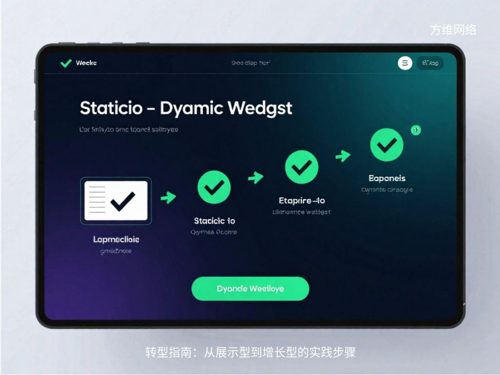 转型指南:从展示型到增长型的实践步骤