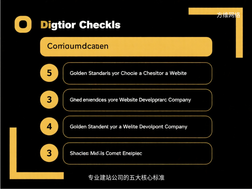 专业建站公司的五大核心标准