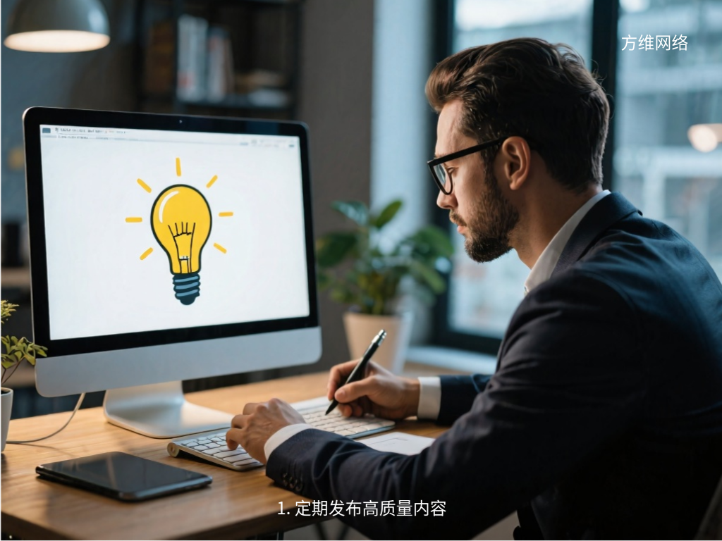 1. 定期发布高质量内容