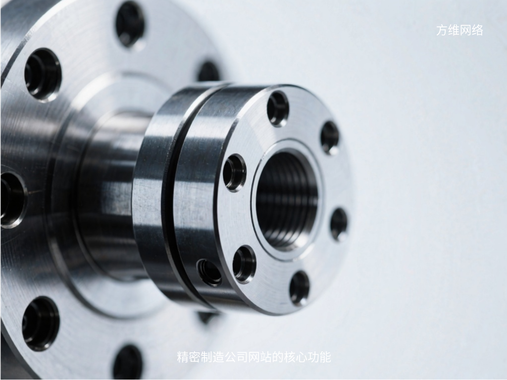 精密制造公司网站的核心功能