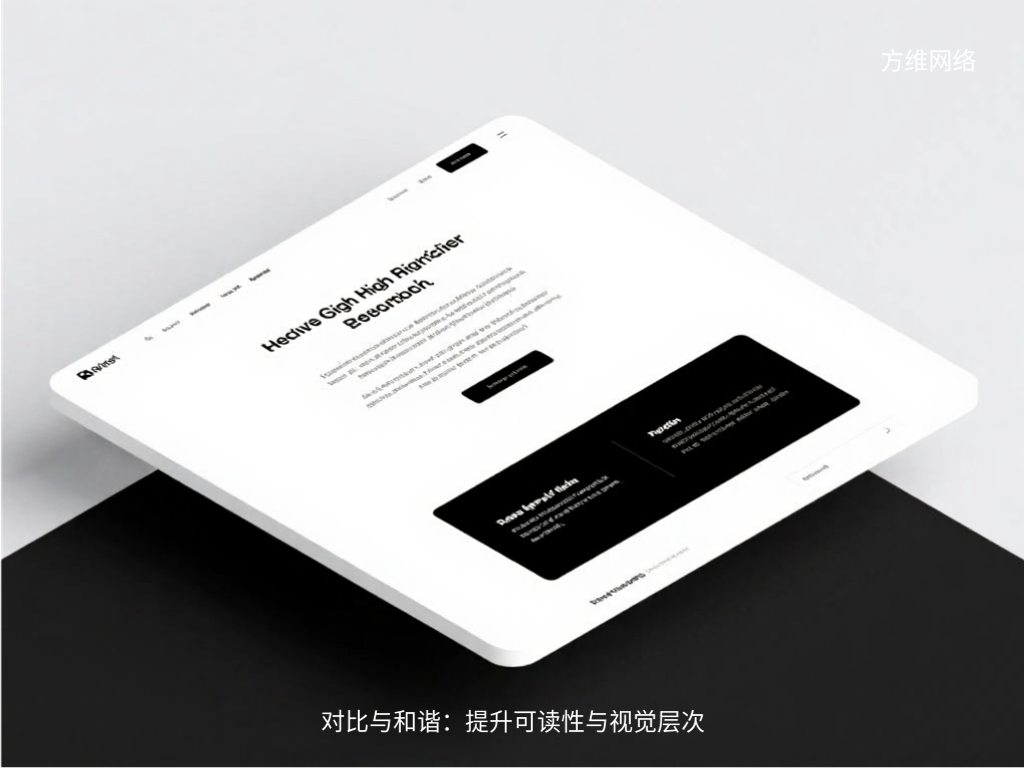 对比与和谐：提升可读性与视觉层次