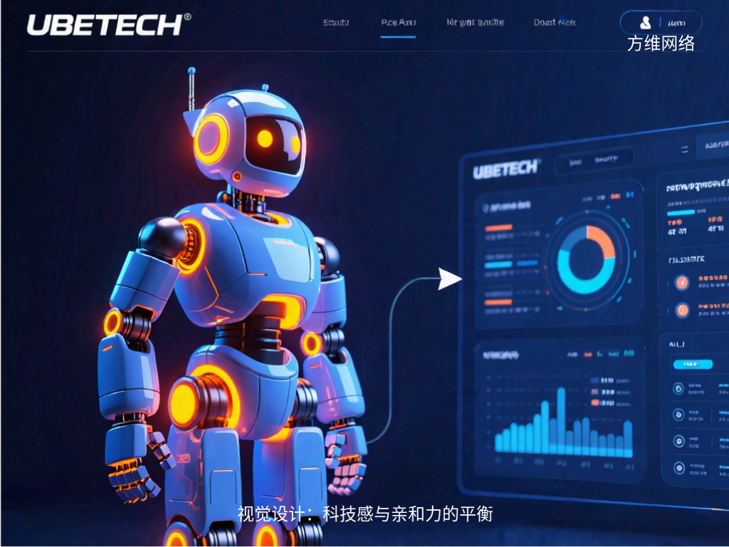 视觉设计:科技感与亲和力的平衡