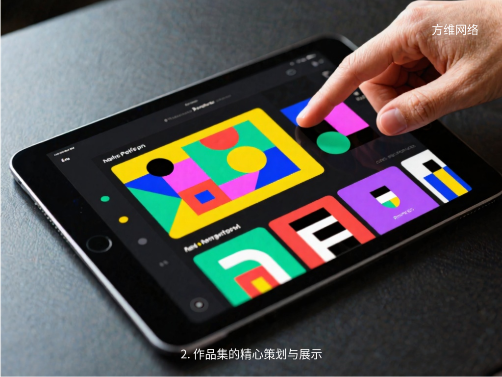 2. 作品集的精心策划与展示