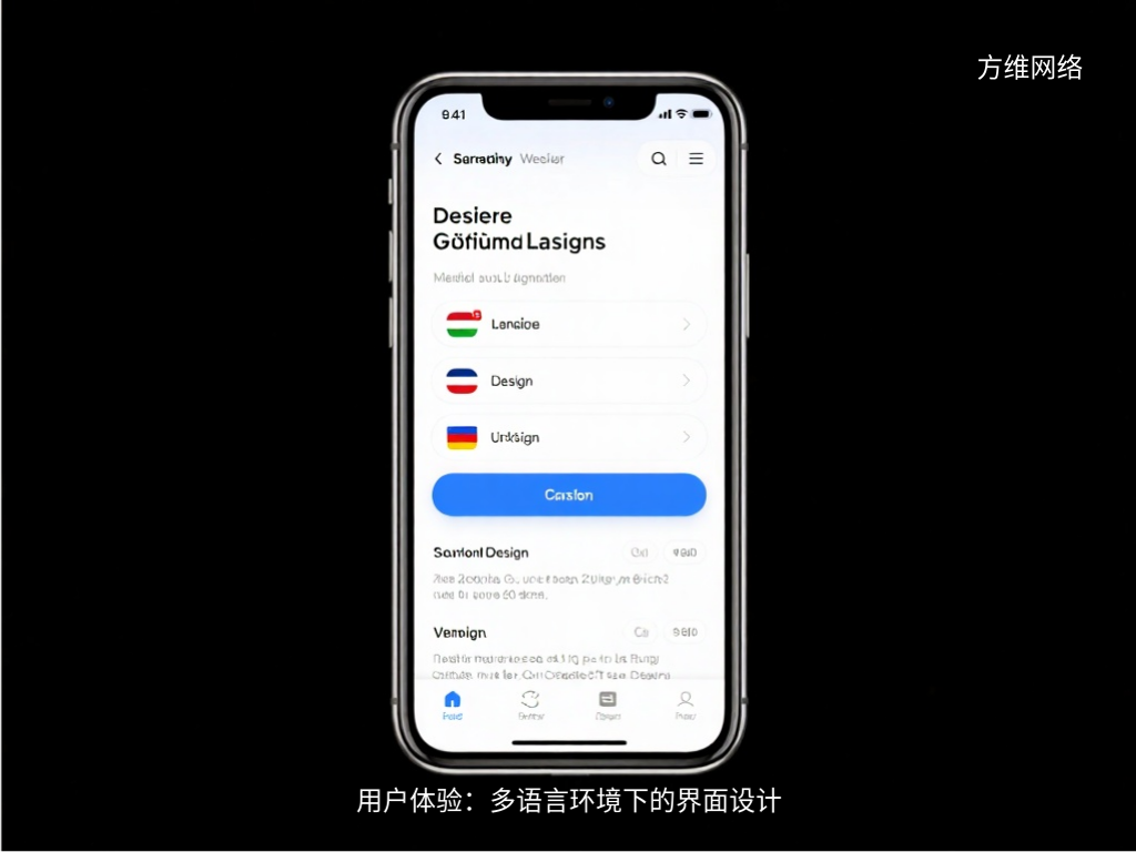用户体验:多语言环境下的界面设计