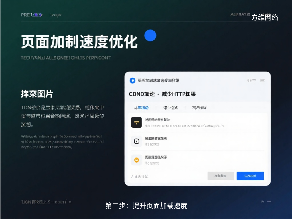 第二步:提升页面加载速度