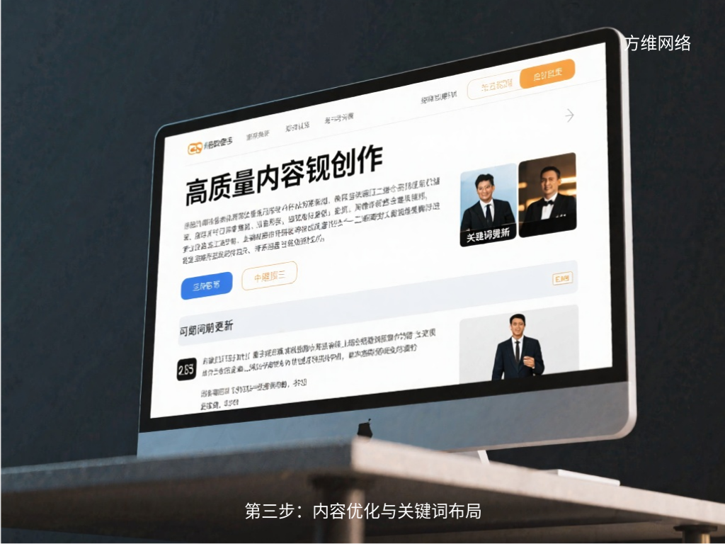 第三步:内容优化与关键词布局