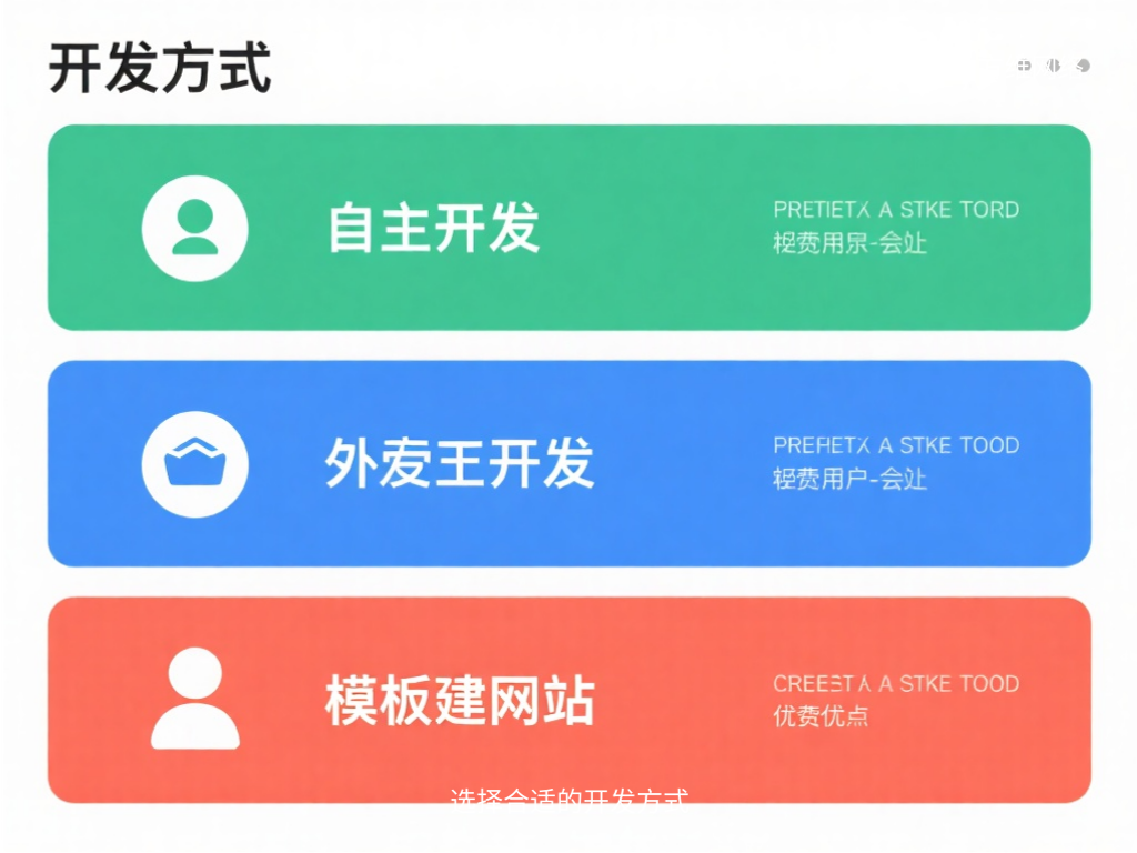 选择合适的开发方式