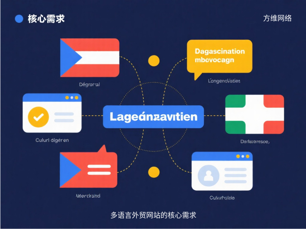 多语言外贸网站的核心需求
