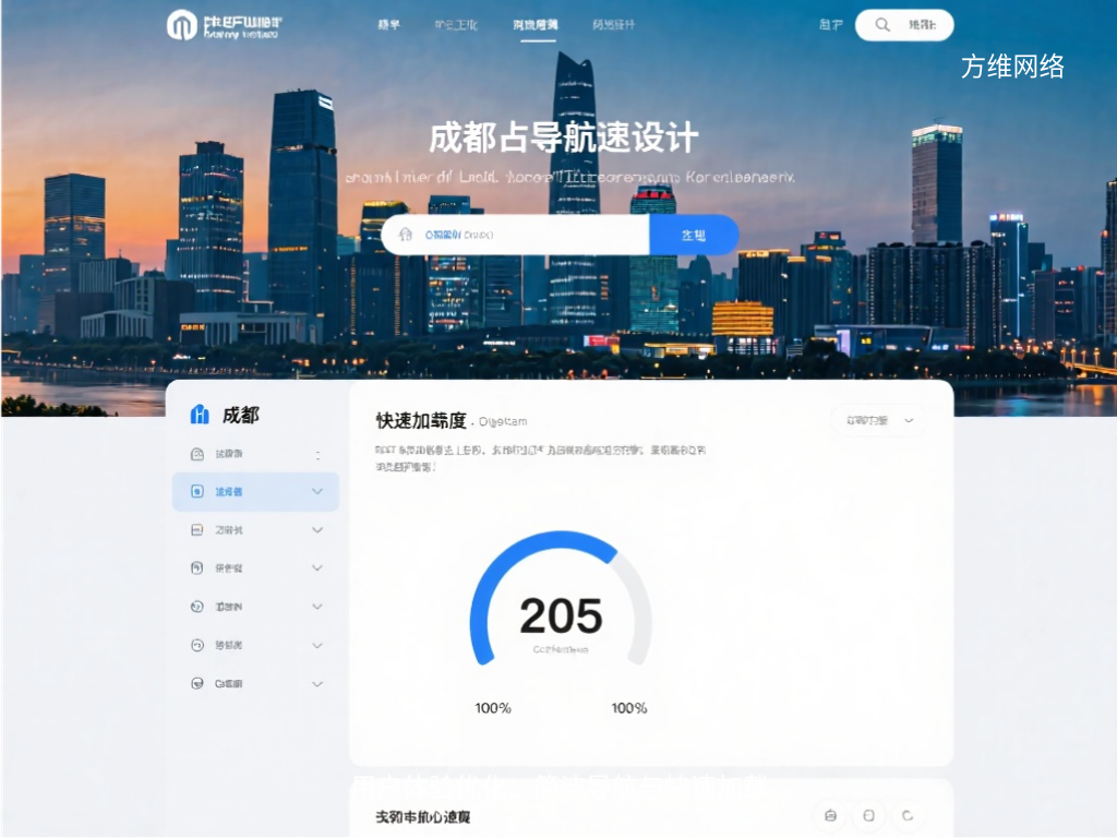 用户体验优化：简洁导航与快速加载