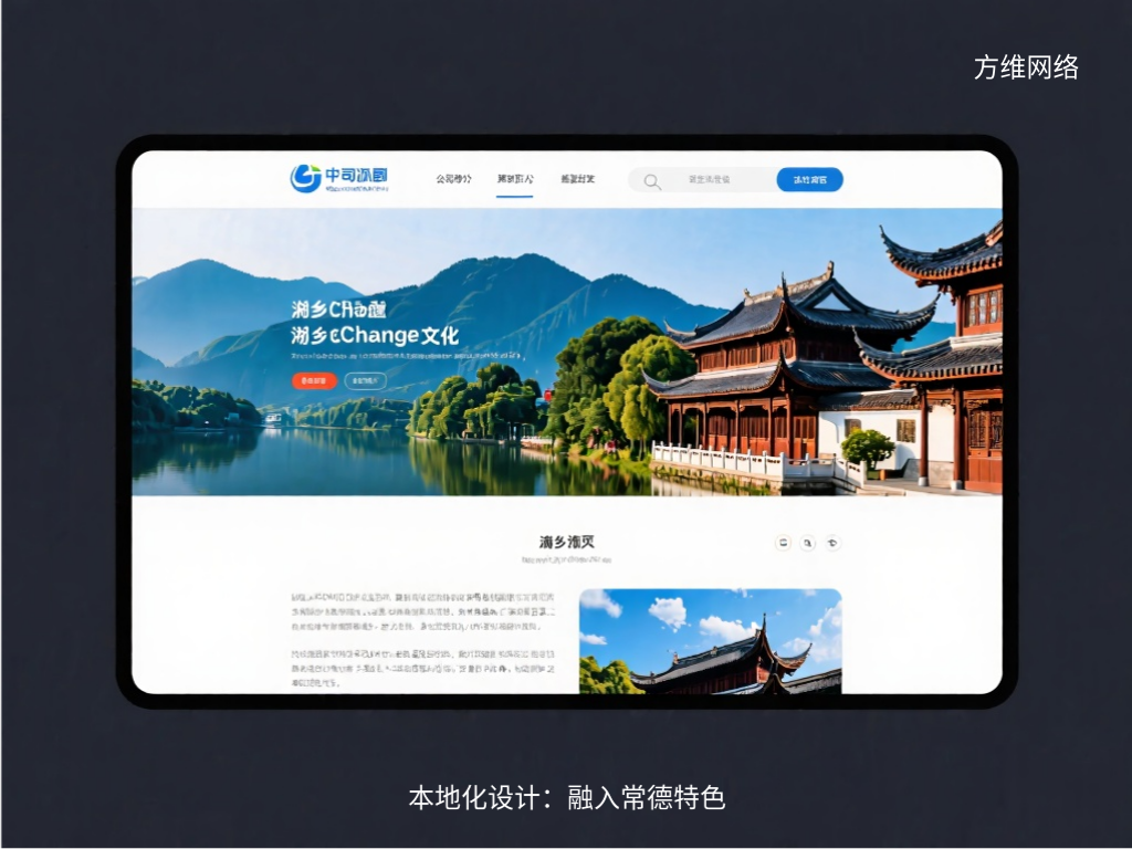 本地化设计：融入常德特色