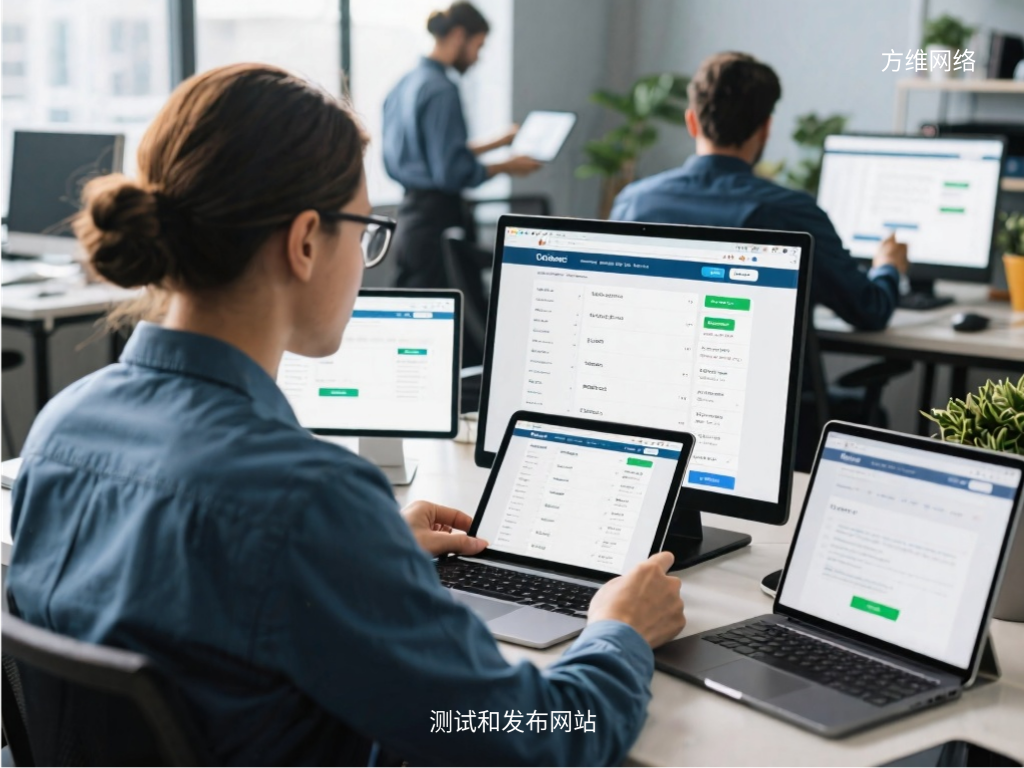 测试和发布网站
