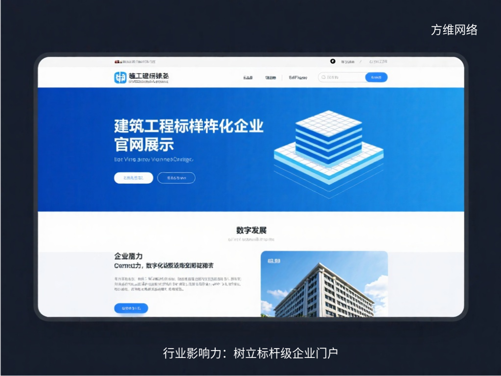 行业影响力：树立标杆级企业门户